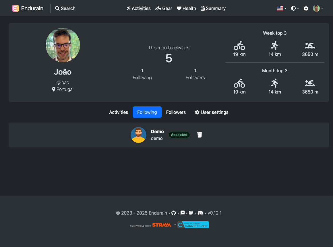 Profile page 1